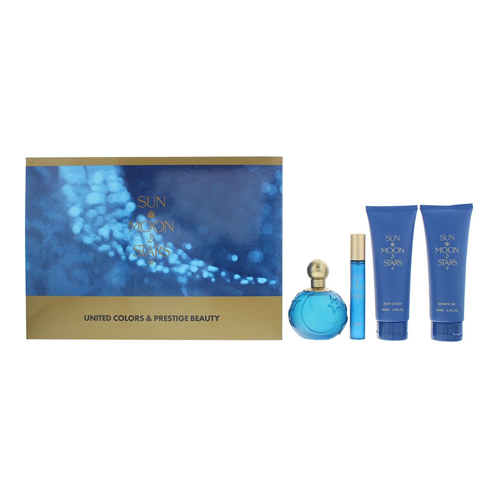 Benetton Parfümset Set Benetton: Sun Moon Stars, Eau De Toilette, For Women, 100 ml + Sun Moon Stars, Eau De Toilette, For Wo