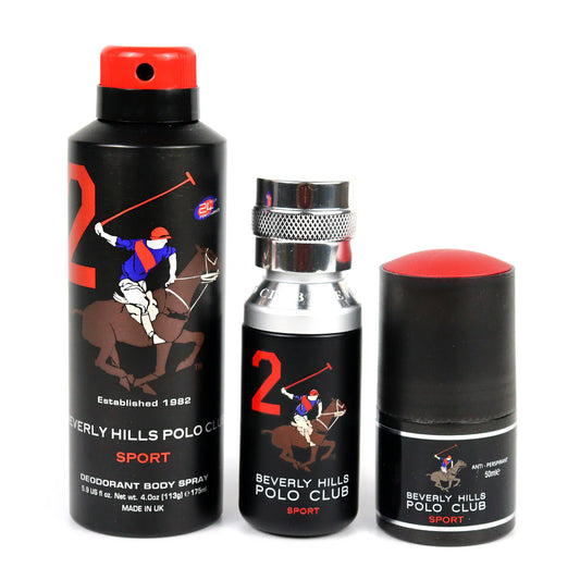 Beverly Hills Polo Club Parfümset Set Beverly Hills Polo Club: 1982 - Sport 2, Eau De Toilette, For Men, 50 ml + 1982 - Sport