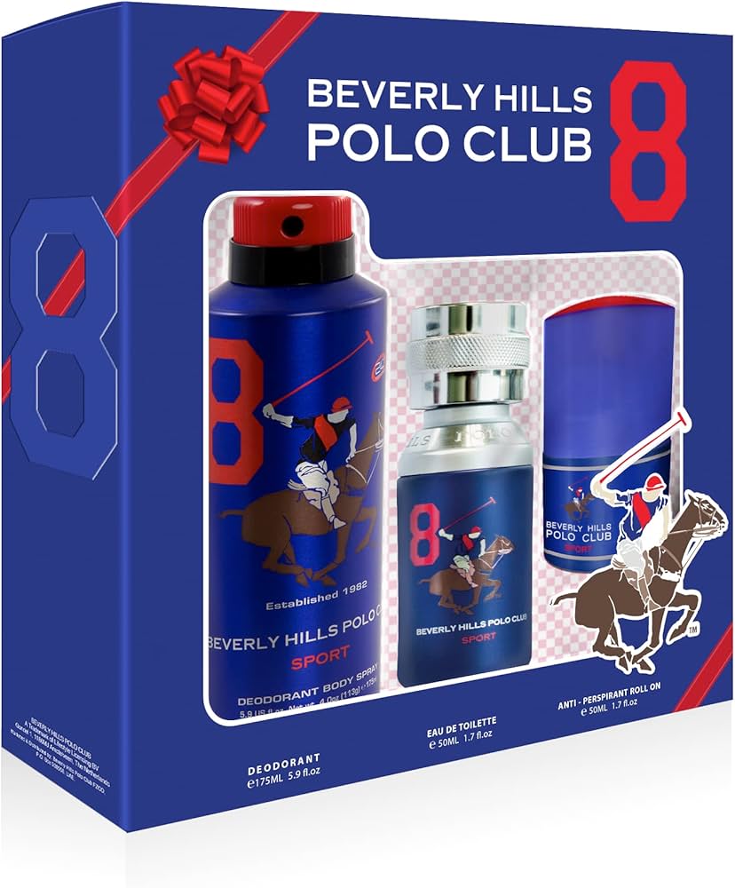 Beverly Hills Polo Club Beverly Hills Polo Club Set 1982 Sport 8 Herren Eau de Toilette 50 ml + Deodorants 225 ml Parfüm