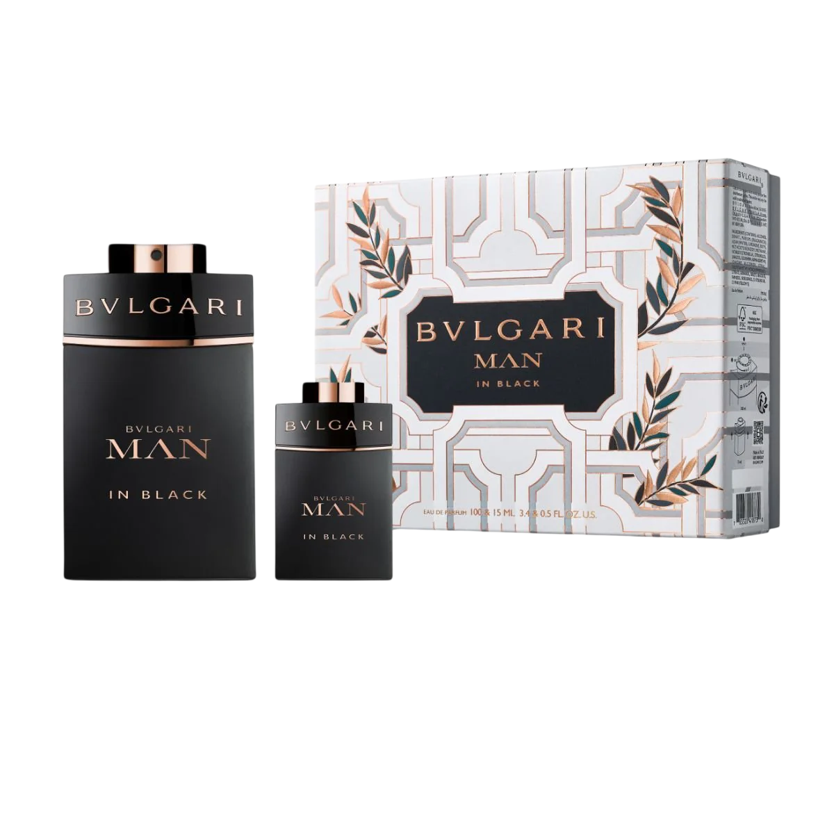 Bvlgari Parfümset Set Bvlgari: Man In Black, Eau De Parfum, For Men, 100 ml + Man In Black, Eau De Parfum, For Men, 15 ml *Mi