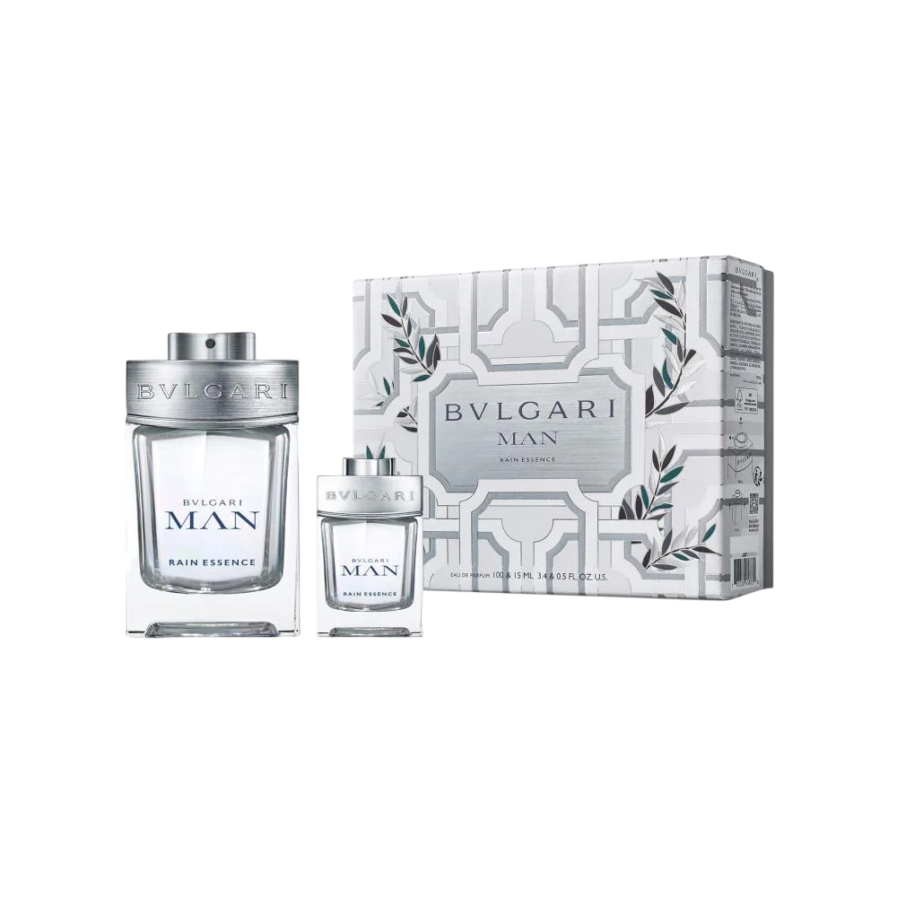 Bvlgari Parfümset Set Bvlgari: Rain Essence, Eau De Parfum, For Men, 100 ml + Rain Essence, Eau De Parfum, For Men, 15 ml *Mi