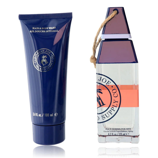 Caribbean Joe Parfümset Set Caribbean Joe: Island Supply Musk, Eau De Toilette, For Men, 125 ml + Island Supply Musk, Shower 