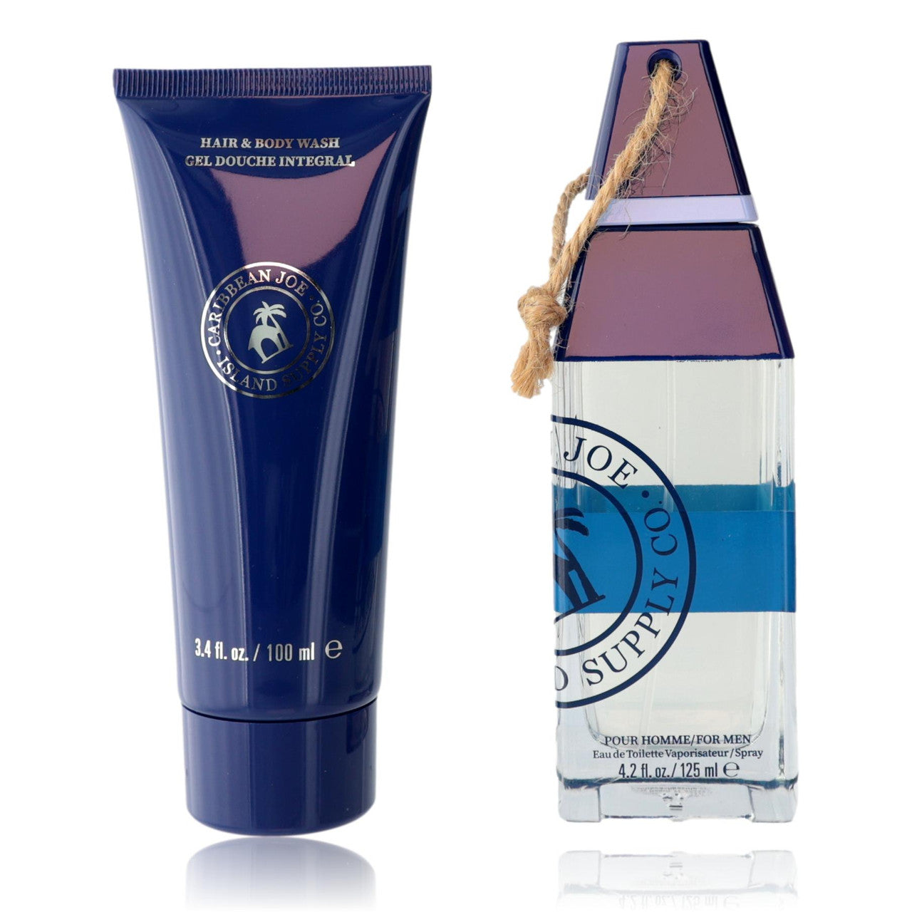 Caribbean Joe Parfümset Set Caribbean Joe: Island Supply Sapphire Sands, Eau De Toilette, For Men, 125 ml + Island Supply Sap