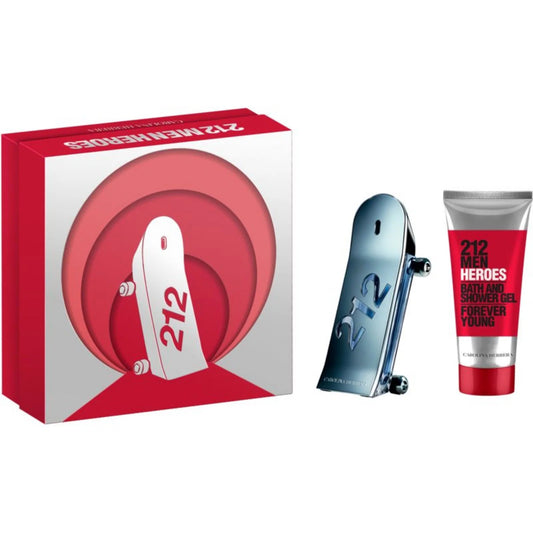 Carolina Herrera Parfümset Set Carolina Herrera: 212 Heroes, Eau De Toilette, For Men, 90 ml + 212 Heroes, Shower Gel, For Al
