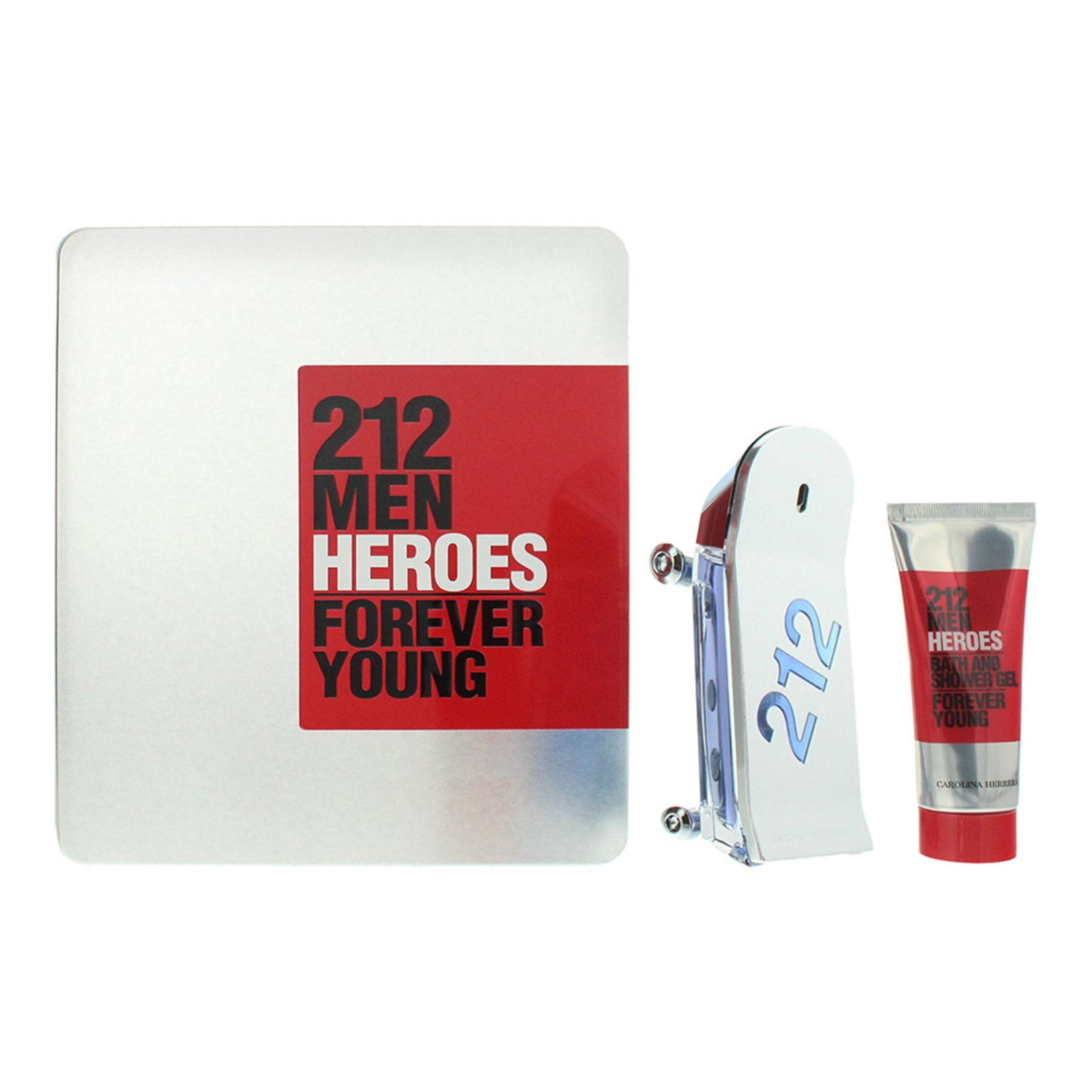 Carolina Herrera Parfümset Set Carolina Herrera: 212 Heroes, Eau De Toilette, For Men, 90 ml + 212 Heroes, Shower Gel, For Al