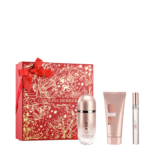 Carolina Herrera Parfümset Set Carolina Herrera: 212 VIP Rose, Eau De Parfum, For Women, 80 ml + 212 VIP Rose, Eau De Parfum,