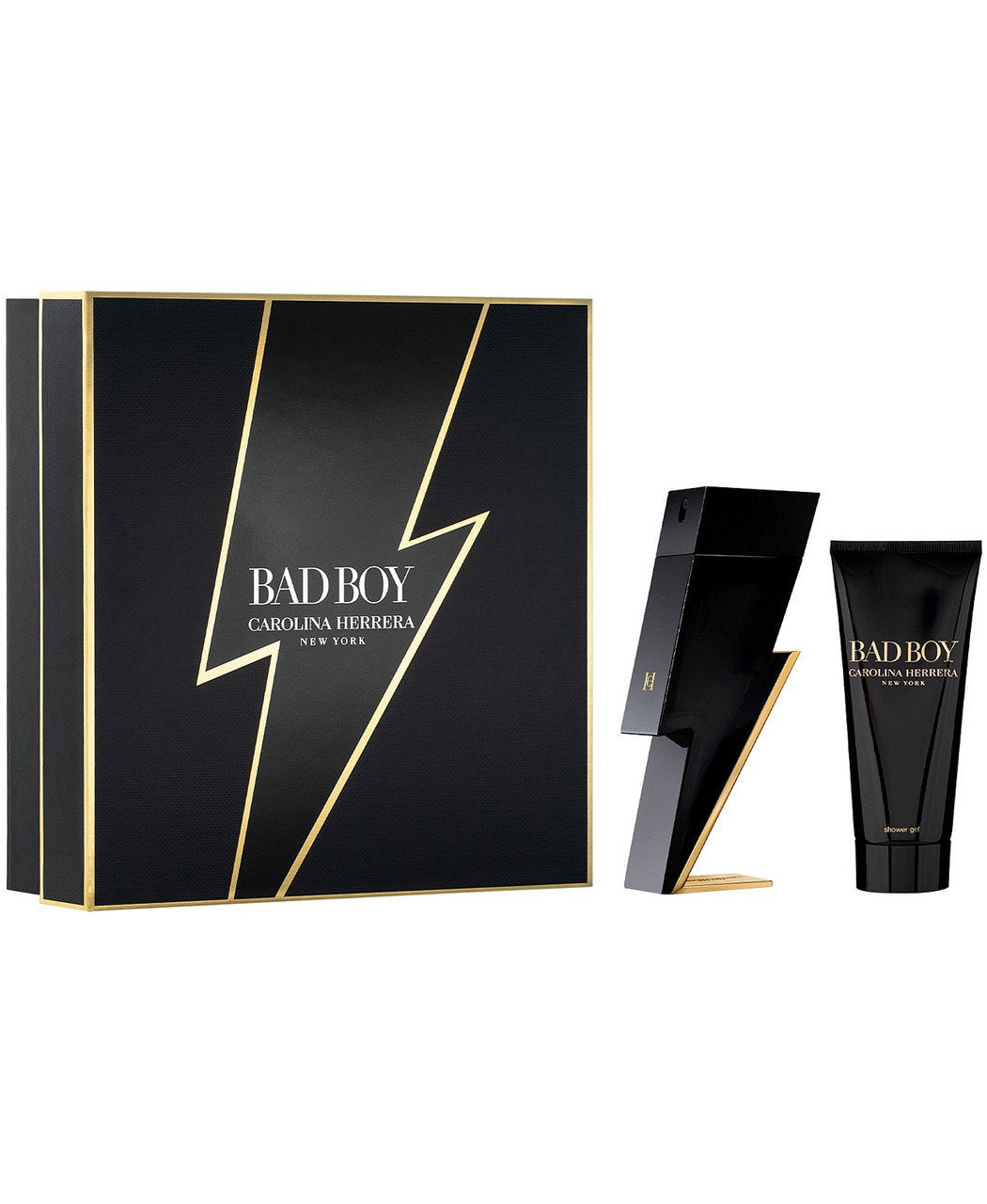 Carolina Herrera Parfümset Set Carolina Herrera: Bad Boy, Eau De Toilette, For Men, 100 ml + Bad Boy, Shower Gel, For All Ski