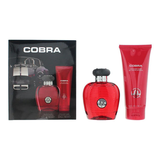 Carroll Shelby Parfümset Set Carroll Shelby: Red Cobra, Shower Gel & Shampoo 2-In-1, 150 ml + Red Cobra, Eau De Toilette, For