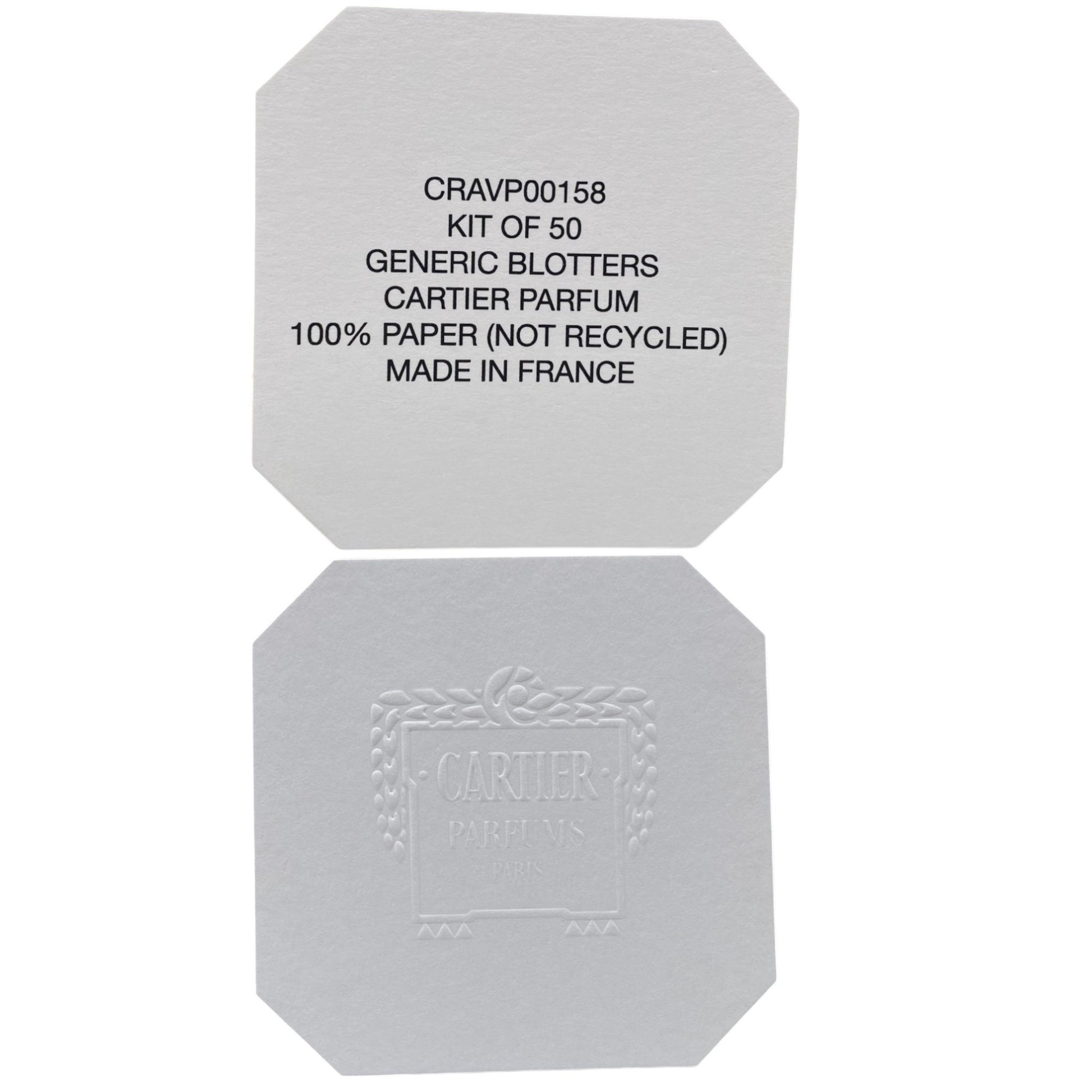 Cartier Setzen, Cartier, Cartier, Löschpapiere, 50 stk Regular