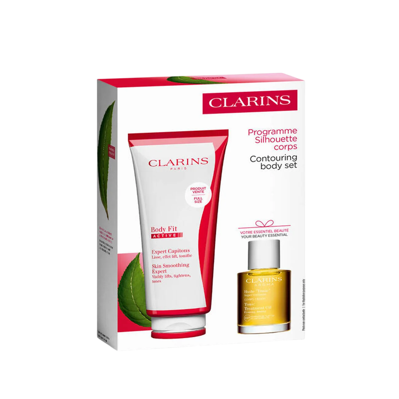 Clarins Hautpflegeset Set Clarins: Aroma, Essential Oils, Hydrating, Body Oil, 200 ml + Body Fit Activ, Firming & Lifting, Bo
