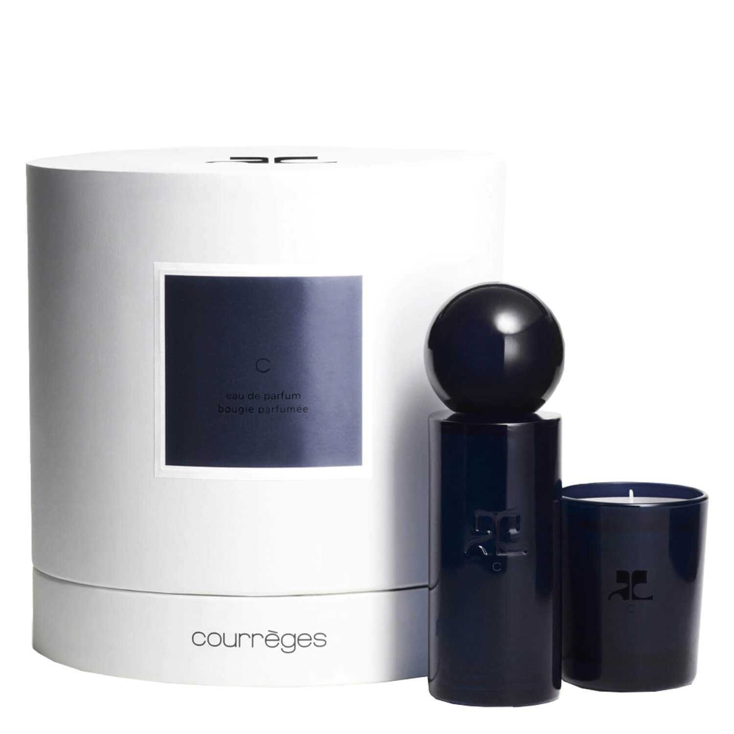 Courreges Parfümset Set Courreges: C, Eau De Parfum, Unisex, 100 ml + C, Scented Candle, 75 g Regular