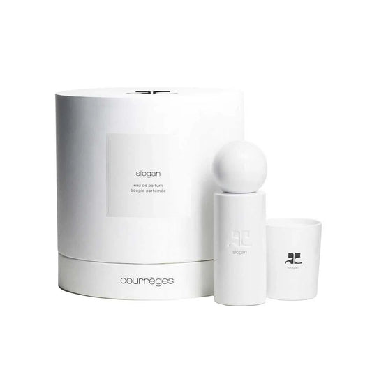 Courreges Parfümset Set Courreges: Slogan, Eau De Parfum, Unisex, 100 ml + Slogan, Scented Candle, 75 g Regular