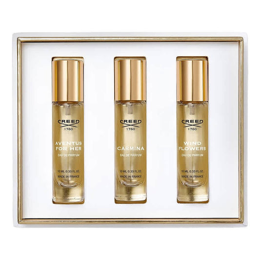 Creed Duftset für Damen – Aventus, Wind Flowers & Carmina je 10 ml Eau de Parfum