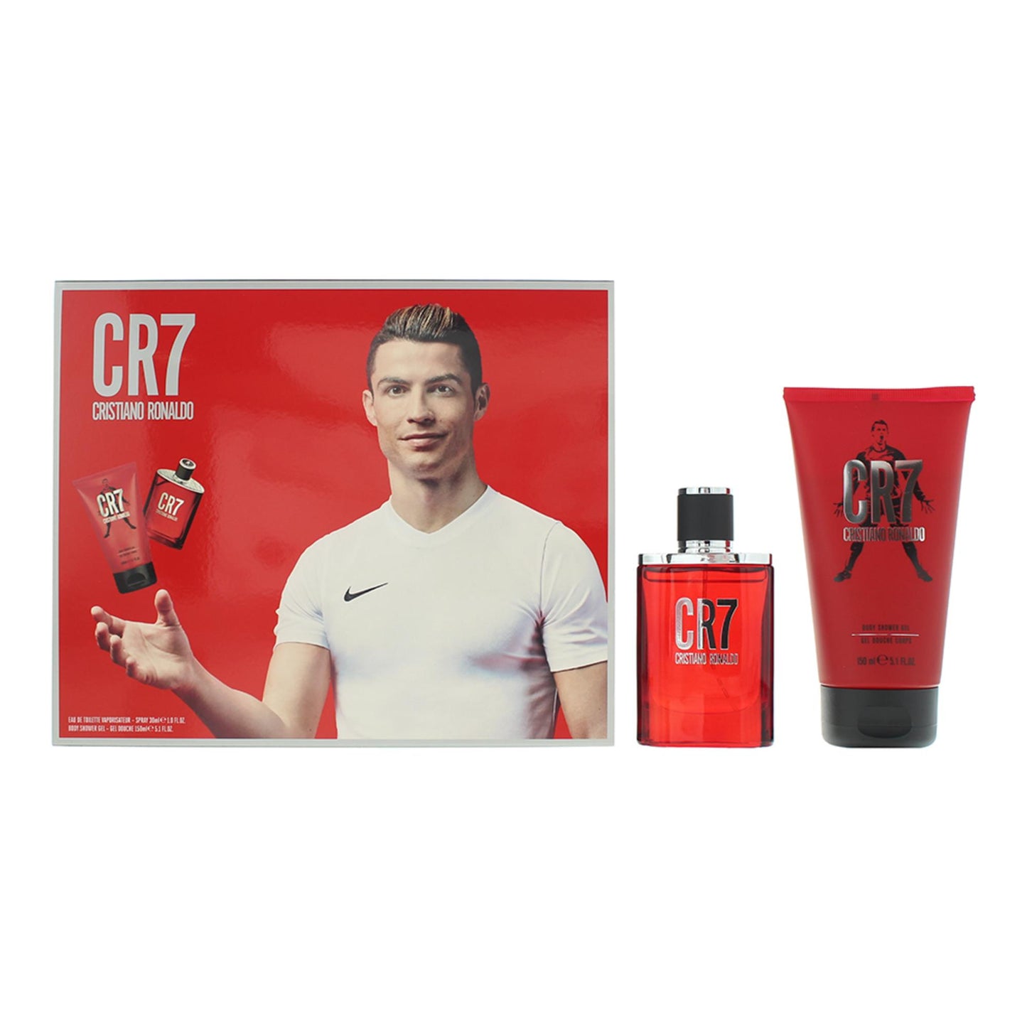 Cristiano Ronaldo Parfümset Set Cristiano Ronaldo: CR7, Eau De Toilette, For Men, 30 ml + CR7, Shower Gel, For All Skin Types