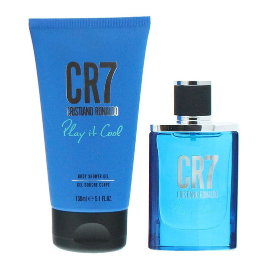 Cristiano Ronaldo Parfümset Set Cristiano Ronaldo: CR7 Play It Cool, Eau De Toilette, For Men, 30 ml + CR7 Play It Cool, Clea