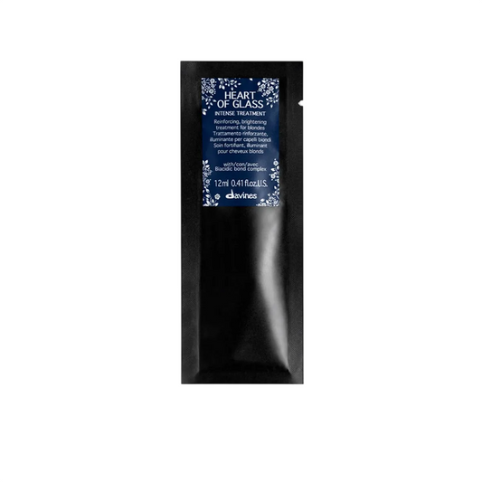 Davines Setzen, Davines, Heart of Glass Intense, Haarbehandlungs-Crememaske, Aufhellung, 12 stk, 12 ml Regular