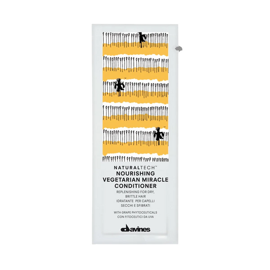 Davines Setzen, Davines, NaturalTech Nourishing Vegetarian Miracle, Haarspülung, Hydratisierend, 12 stk, 12 ml Regular
