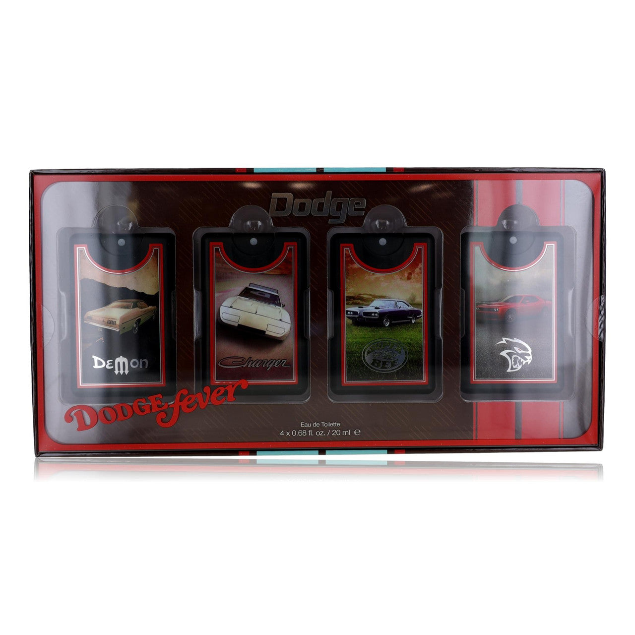 Dodge Parfümset Set Dodge: Charger, Eau De Toilette, For Men, 20 ml + Demon, Eau De Toilette, For Men, 20 ml + SRT, Eau De To