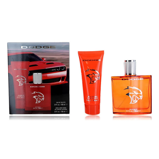 Dodge Parfümset Set Dodge: Hellcat, Eau De Toilette, For Men, 100 ml + Hellcat, Body Wash, Body, 100 ml Regular