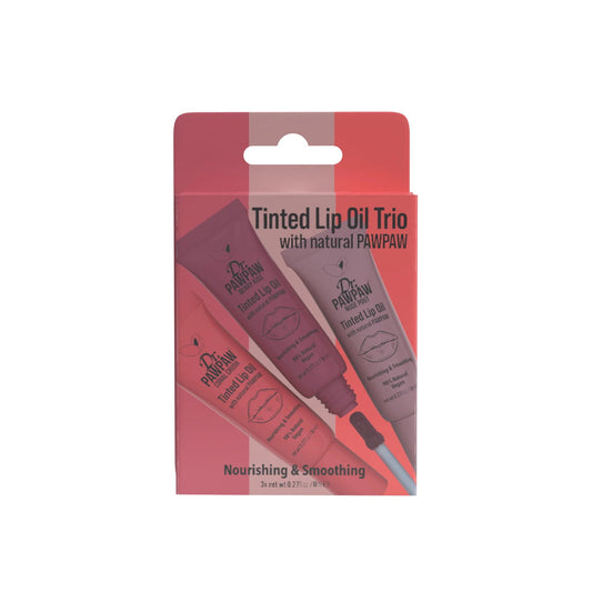 Dr. PawPaw Schminkset Set Dr. PawPaw: Tinted, Nourishing, Lip Oil, Coral Crush, 8 ml + Tinted, Nourishing, Lip Oil, Berry Kis