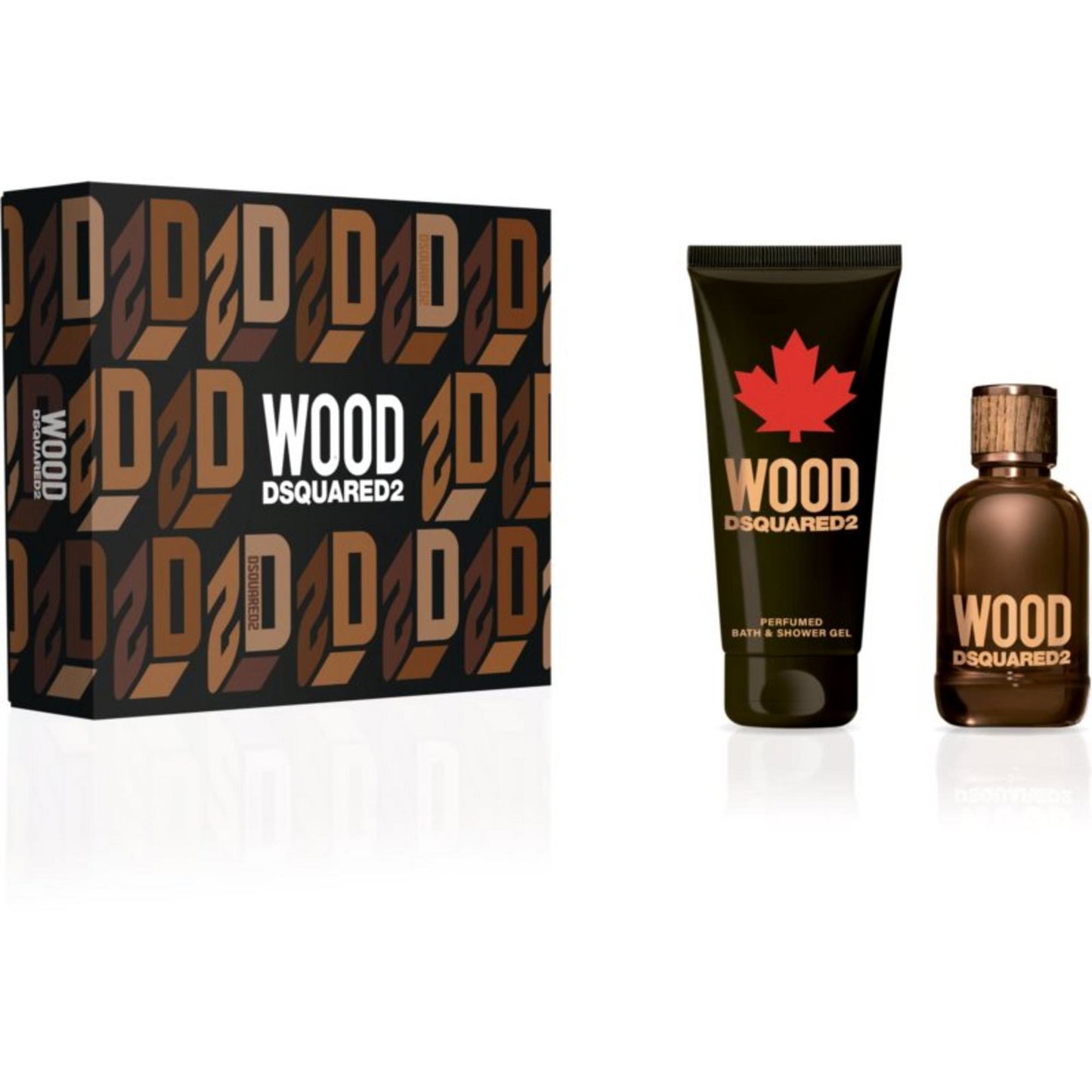Dsquared 2 Parfümset Set Dsquared 2: Green Wood, Eau De Toilette, For Men, 100 ml + Green Wood, Shower Gel & Shampoo 2-In-1, 