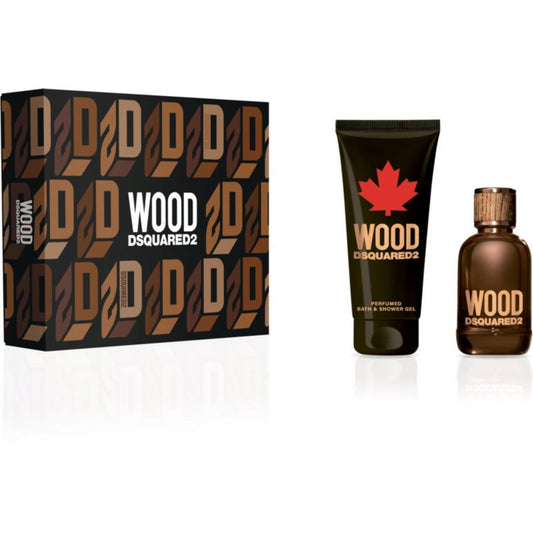 Dsquared 2 Parfümset Set Dsquared 2: Green Wood, Eau De Toilette, For Men, 100 ml + Green Wood, Shower Gel & Shampoo 2-In-1, 