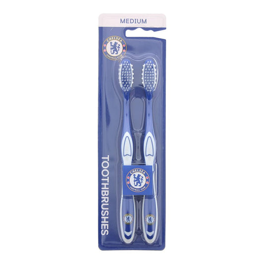 Epl Duo Set, Epl, Chealsea, Zahnbürste, Blue and White, 2 stk Regular