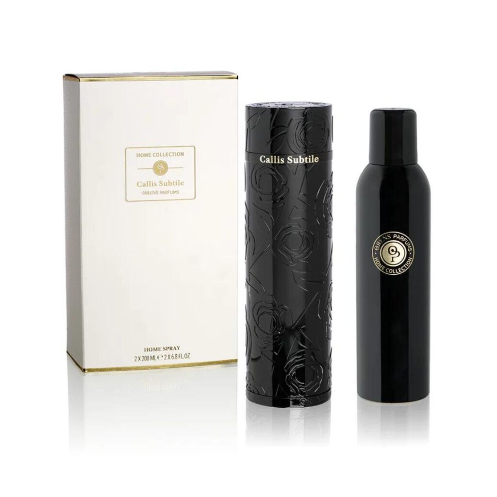 Orens Parfums Duo Set Callis Subtile – 2x 200 ml elegante Raumsprays für ein frisches Ambiente