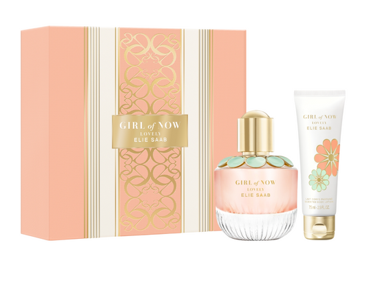 Elie Saab Parfümset Set Elie Saab: Girl Of Now Lovely, Eau De Parfum, For Women, 50 ml + Girl Of Now Lovely, Hydrates, Body L