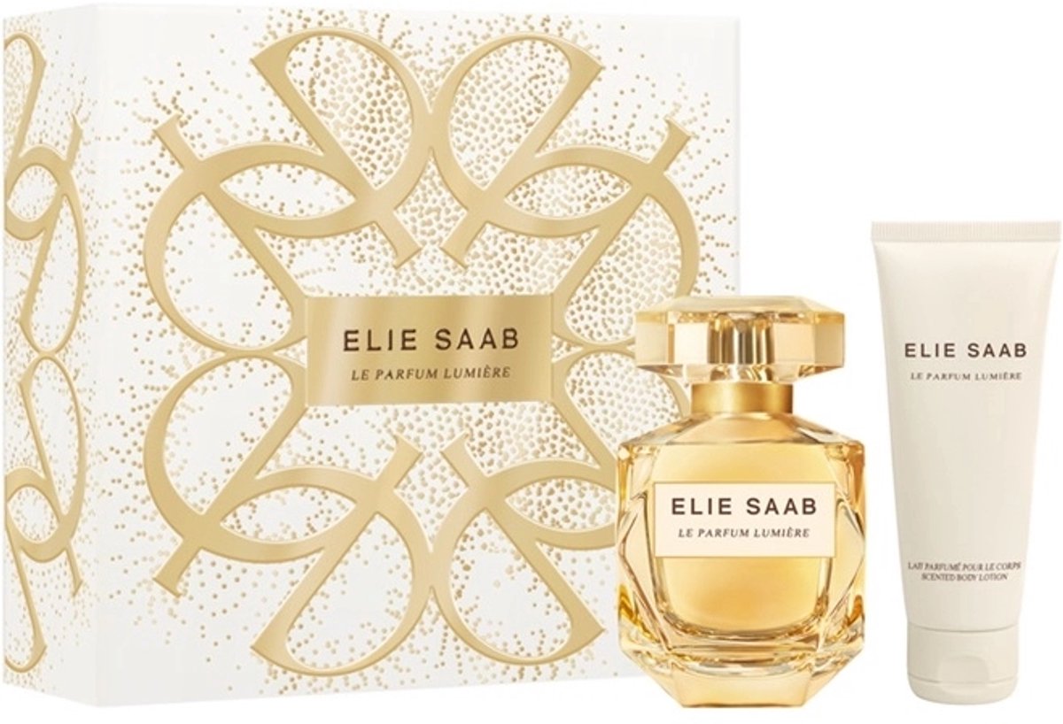 Elie Saab Parfümset Set Elie Saab: Le Parfum Lumiere, Eau De Parfum, For Women, 50 ml + Le Parfum Lumiere, Body Lotion, 75 ml