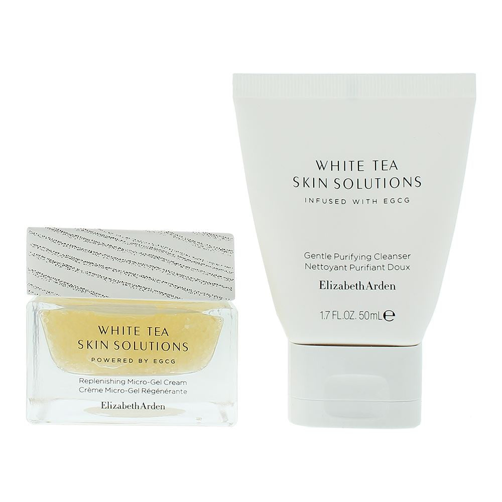 Elizabeth Arden Hautpflegeset Set Elizabeth Arden: White Tea Skin Solutions, Purifying, Cleansing Cream, 50 ml + White Tea Sk