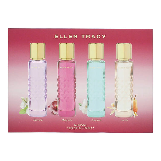 Ellen Tracy Parfümset Set Ellen Tracy: Quilted Gardenia, Eau De Parfum, For Women, 15 ml + Quilted Vanilla, Eau De Parfum, Fo