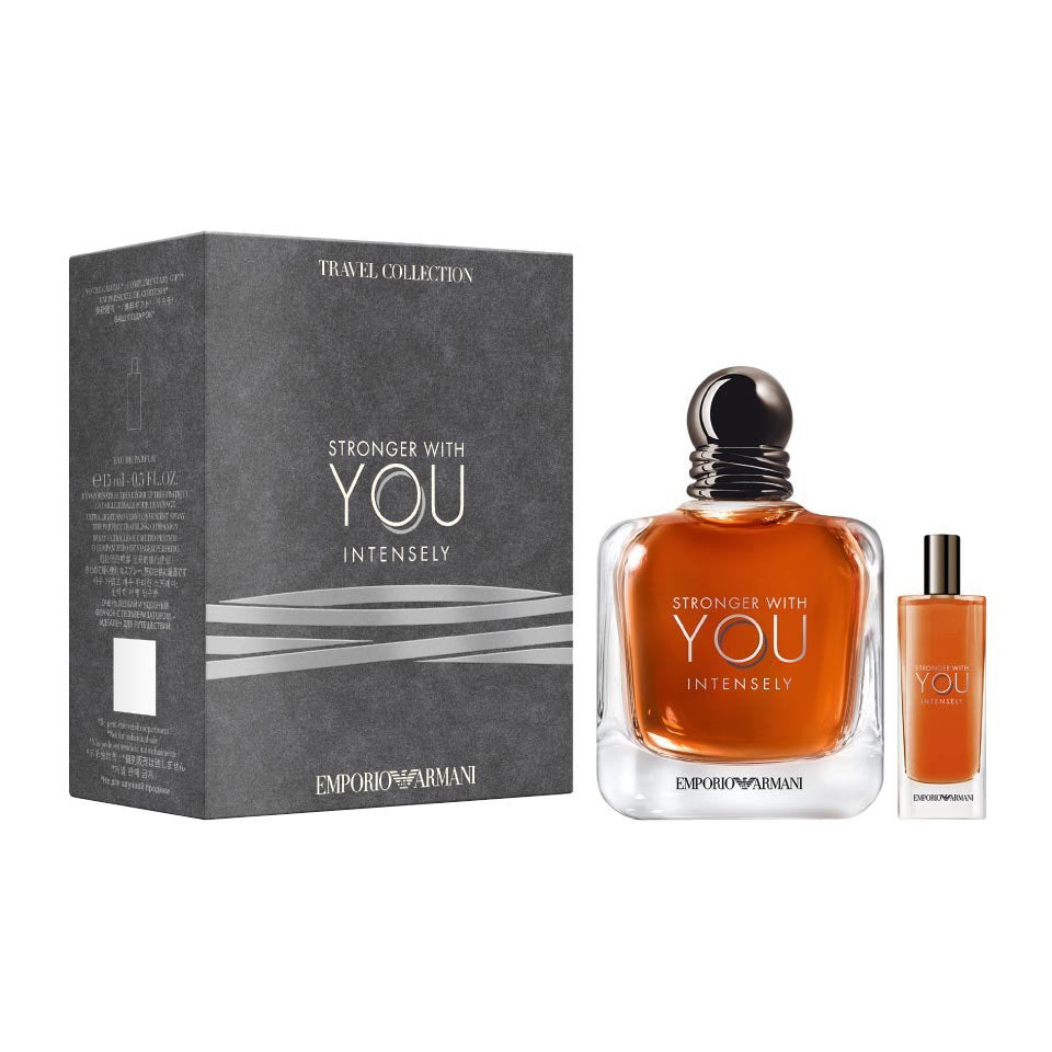 Emporio Armani Parfümset Set Emporio Armani: Stronger With You Intensely, Eau De Parfum, For Men, 100 ml + Stronger With You 