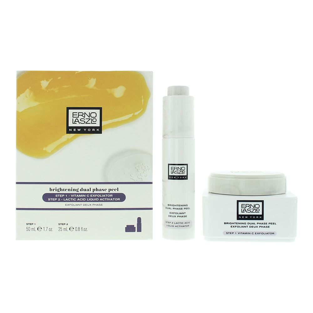Erno Laszlo Hautpflegeset Set Erno Laszlo: Step 1, Polylactic Acid, Exfoliating Cream, 25 ml + Step 2, Lactic Acid, Gently Po
