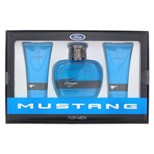 Ford Parfümset Set Ford: Mustang Blue, Eau De Toilette, For Men, 100 ml + Mustang Blue, Hydrating, After-Shave Balm, 100 ml +