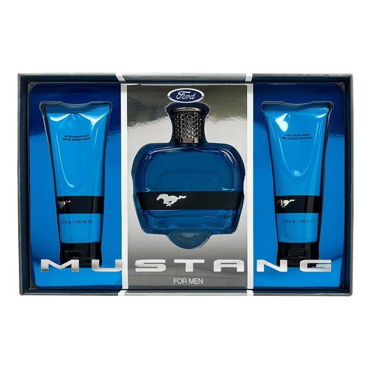 Ford Parfümset Set Ford: Mustang Blue, Eau De Toilette, For Men, 100 ml + Mustang Blue, Hydrating, After-Shave Balm, 100 ml +