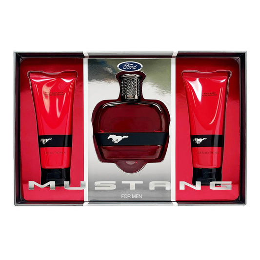 Ford Parfümset Set Ford: Mustang Red, Eau De Toilette, For Men, 100 ml + Mustang Red, After-Shave Balm, 100 ml + Mustang Red,
