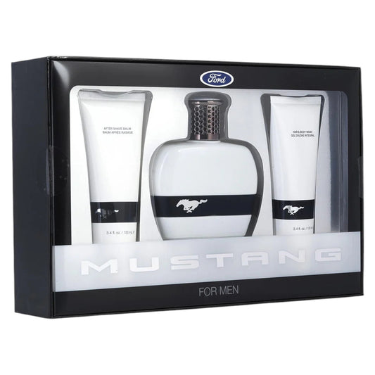 Ford Parfümset Set Ford: Mustang White, Eau De Toilette, For Men, 100 ml + Mustang White, After-Shave Balm, 100 ml + Mustang 