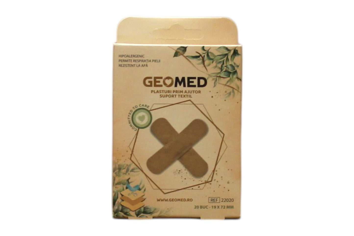 Geomed Setzen, Geomed, Geomed, Schützend, Wundverbände, 19 x 72 mm, 20 stk Regular