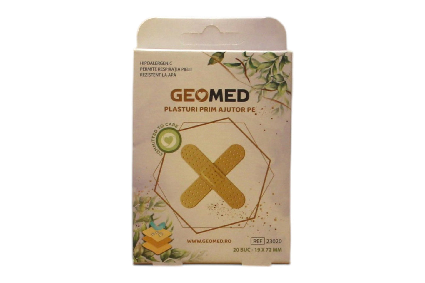 Geomed Setzen, Geomed, Geomed, Schützend, Wundverbände, 19 x 72 mm, 20 stk Regular