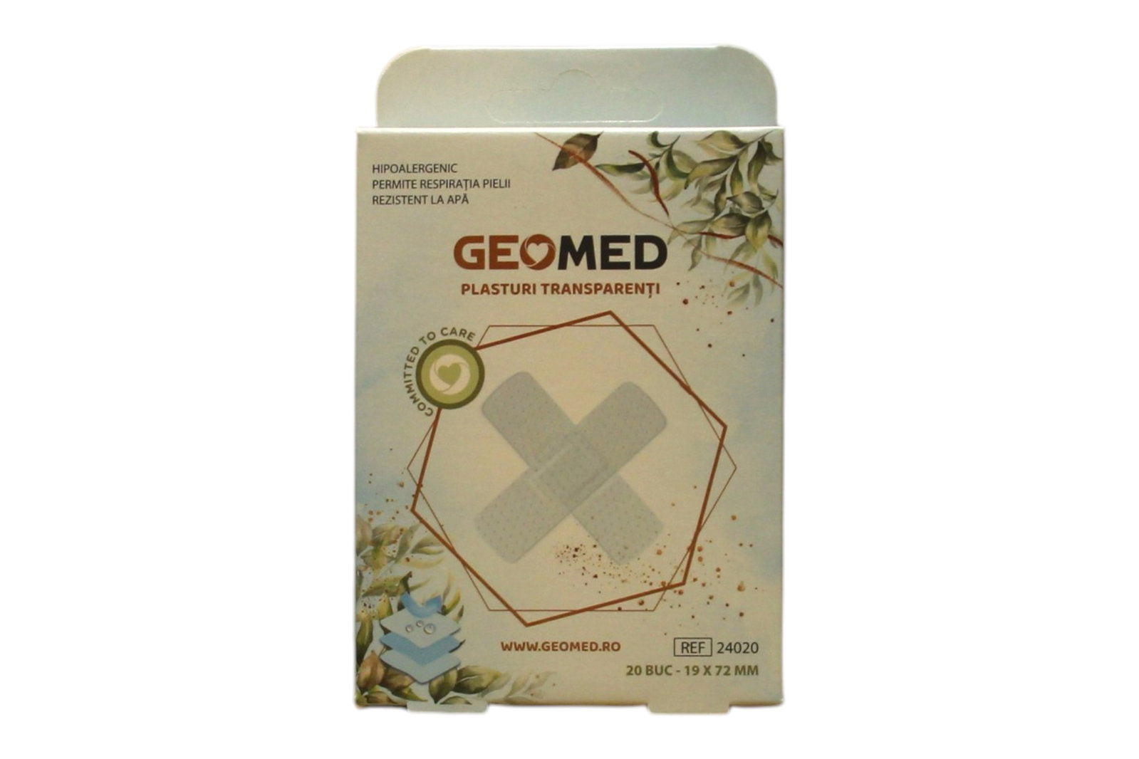 Geomed Setzen, Geomed, Geomed, Schützend, Wundverbände, 19 x 72 mm, 20 stk Regular