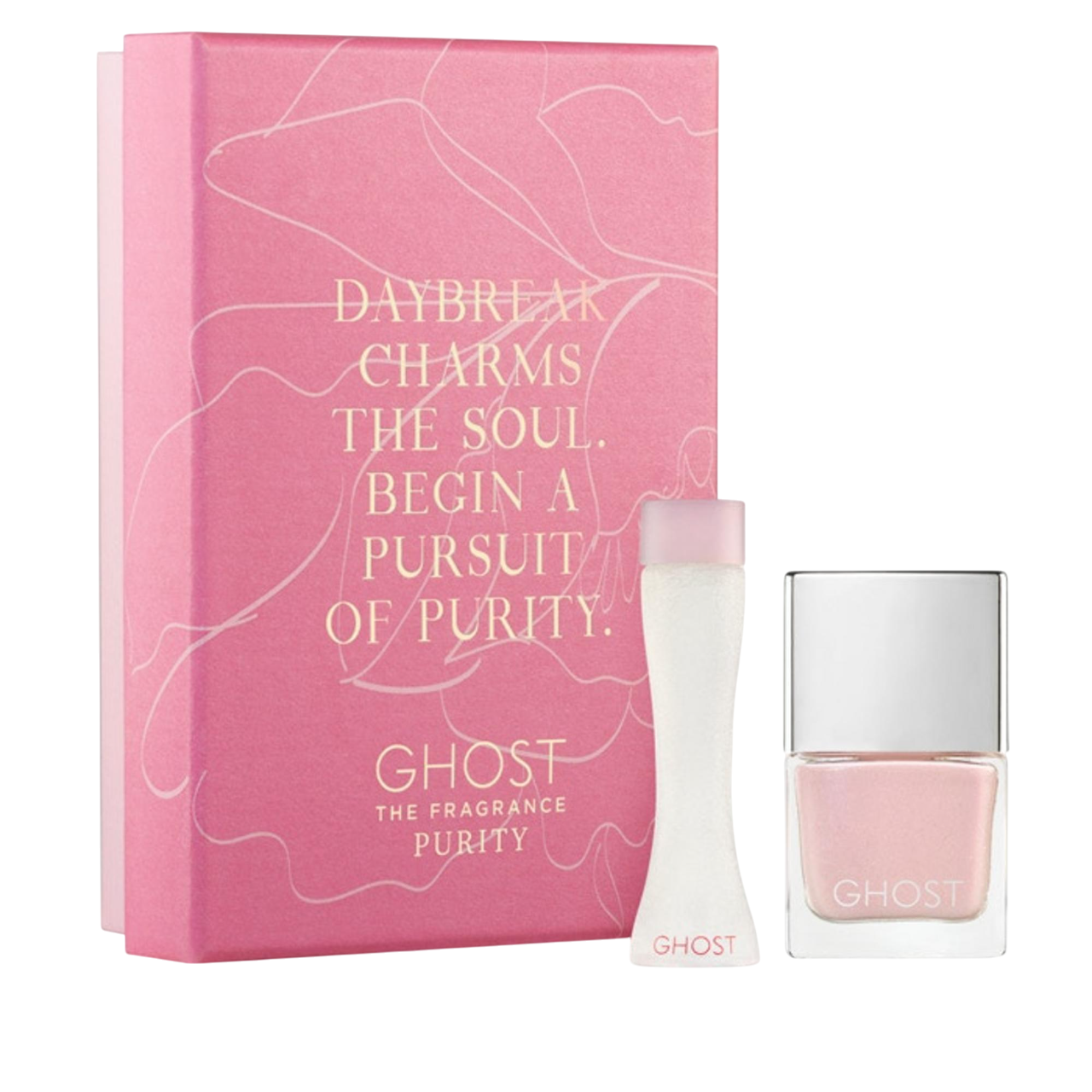 Ghost Parfümset Set Ghost: Purity, Eau De Toilette, For Women, 5 ml + Ghost, Nail Polish, 10 ml Regular