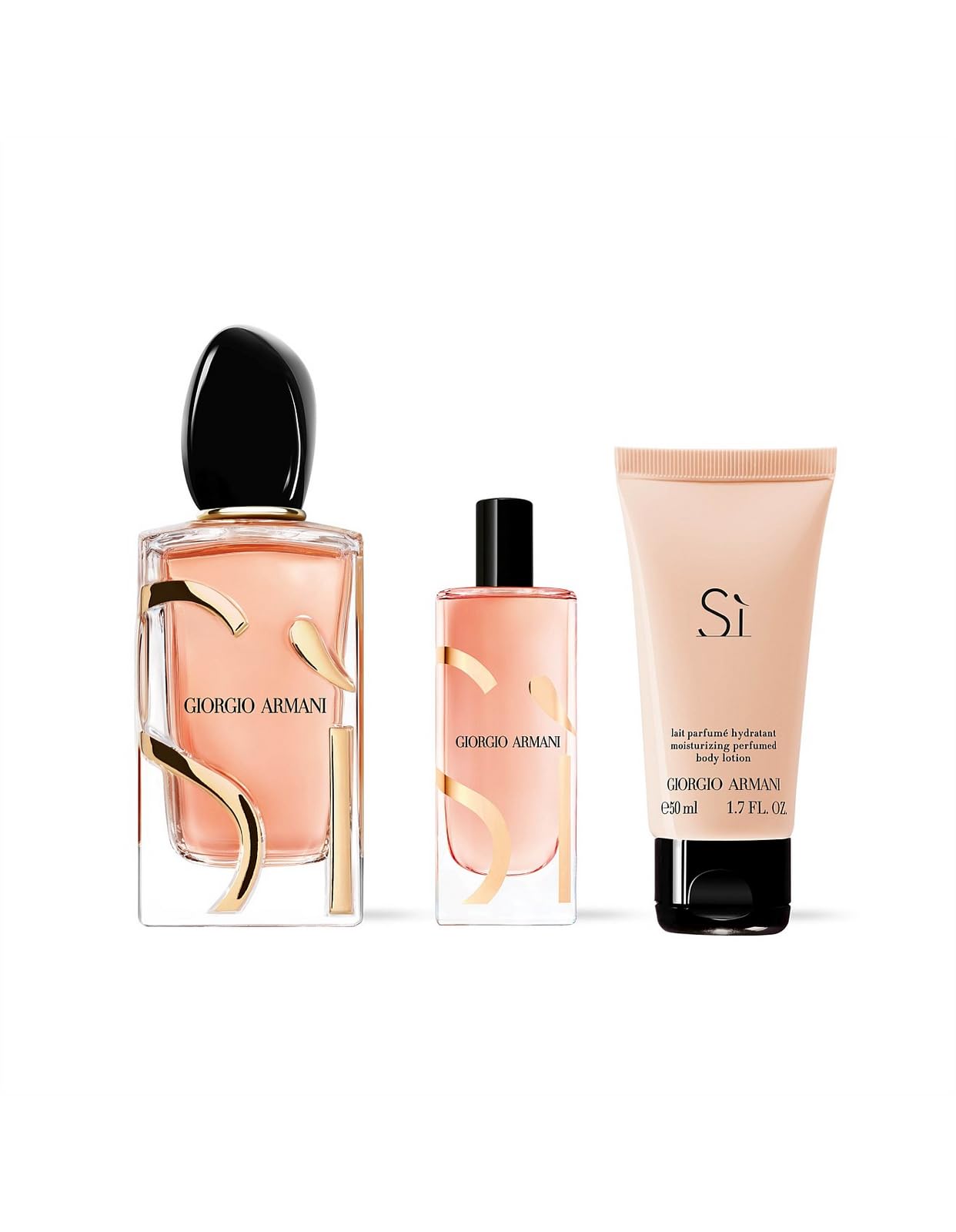 Giorgio Armani Parfümset Set Giorgio Armani: Si Intense, Moisturizing, Body Lotion, 50 ml + Si Intense, Eau De Parfum, For Wo