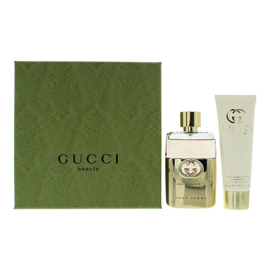 Gucci Parfümset Set Gucci: Guilty, Eau De Parfum, For Women, 50 ml + Guilty, Moisturizing, Body Lotion, 50 ml Regular