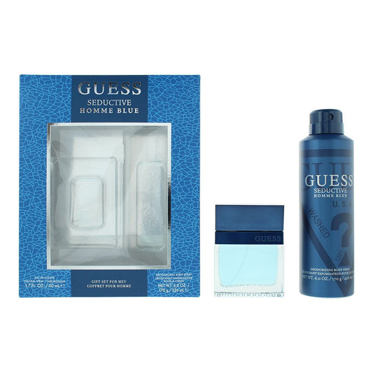 Guess Parfümset Set Guess: Seductive Homme Blue, Eau De Toilette, For Men, 50 ml + Seductive Homme Blue, Deodorant Spray, For