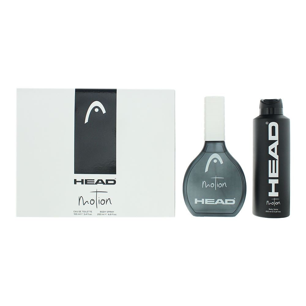 Head Parfümset Set Head: Motion, Deodorant Spray, For Men, 200 ml + Motion, Eau De Toilette, For Men, 100 ml Regular