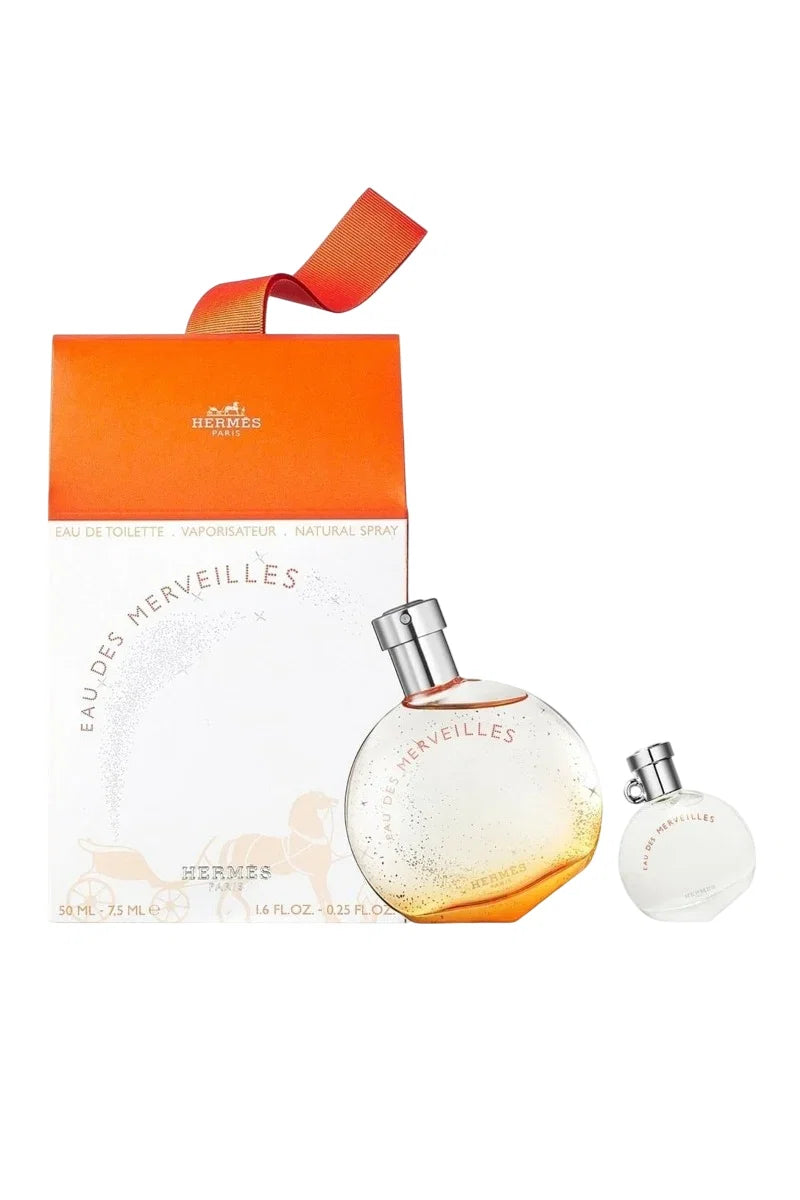 Hermes Parfümset Set Hermes: Eau des Merveilles, Eau De Toilette, For Women, 50 ml + Eau des Merveilles, Eau De Toilette, For