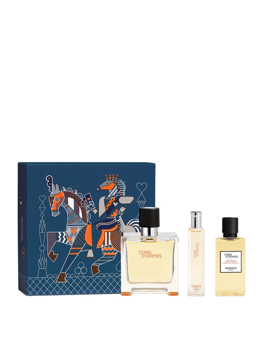Hermes Parfümset Set Hermes: Terre d'Hermes, Eau De Parfum, For Men, 75 ml + Terre d'Hermes, Eau De Parfum, For Men, 15 ml + 