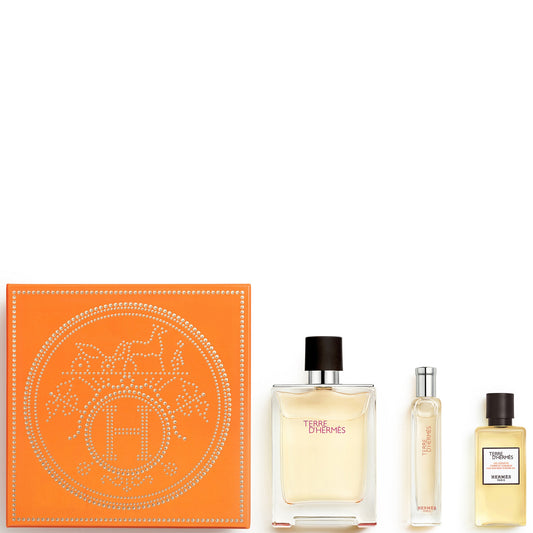 Hermes Parfümset Set Hermes: Terre d'Hermes, Eau De Toilette, For Men, 100 ml + Terre d'Hermes, Eau De Toilette, For Men, 15 