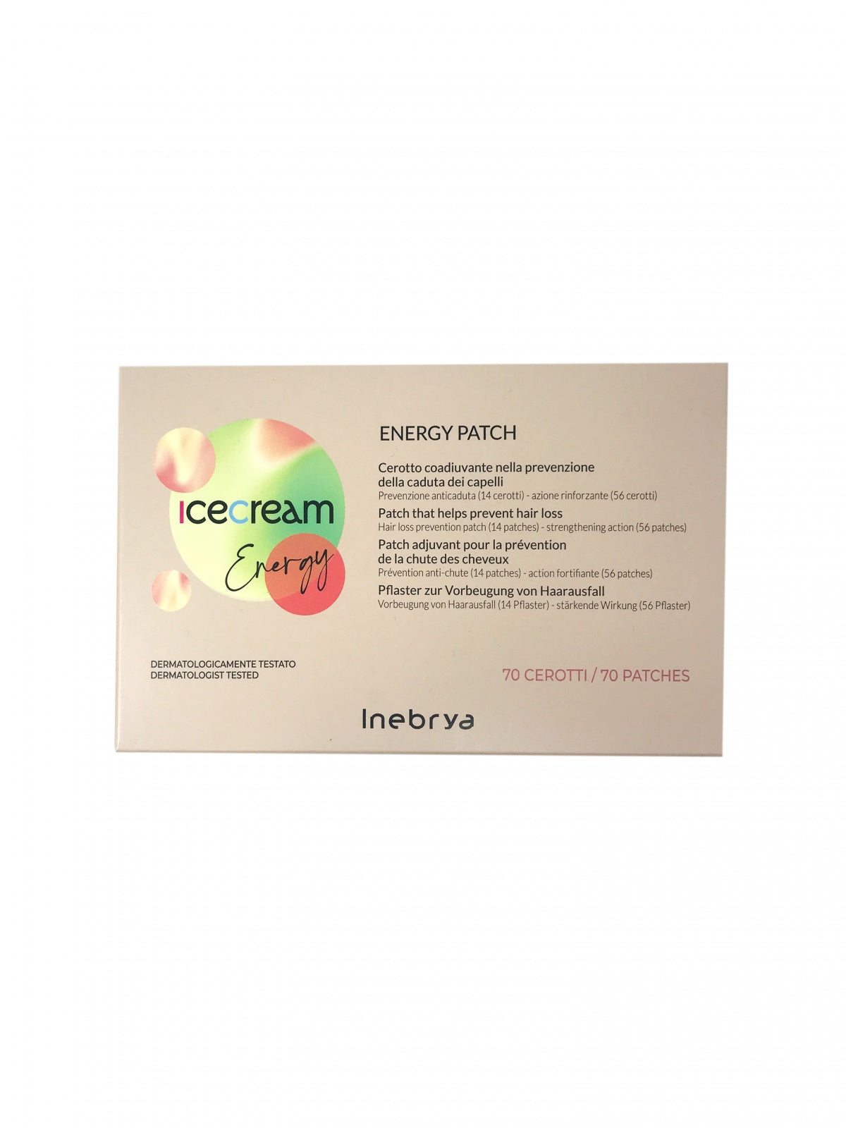 Inebrya Lokaler Behandlungspflaster Set, Inebrya, Ice Cream Energy, For Growth Stimulation, Local Treatment Patch, For Scalp,
